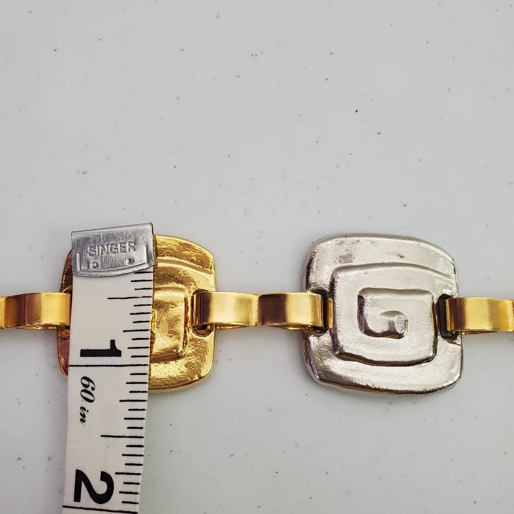 Belt Silver and Gold Tone